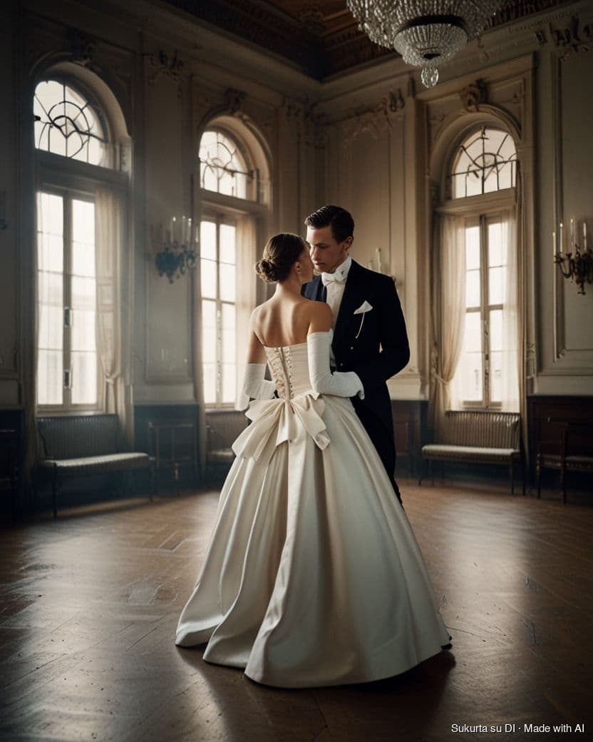 White tie – aprangos pavyzdys